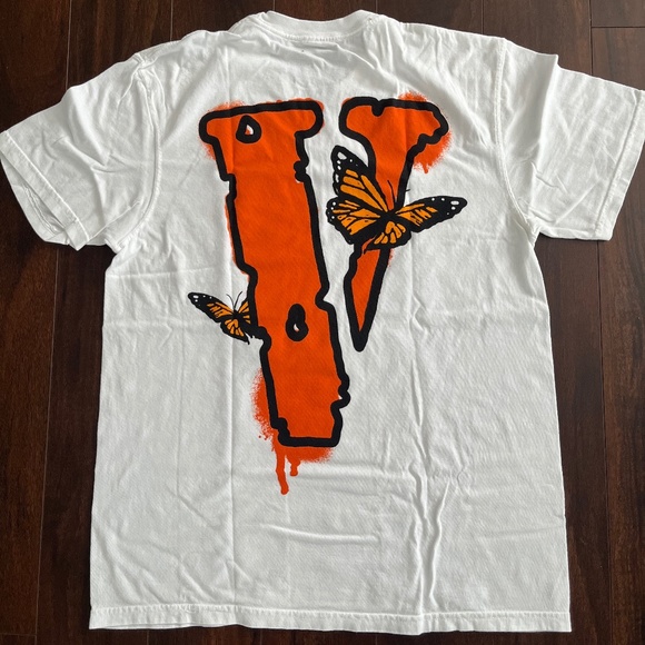 VLONE Other - Juice Wrld x Vlone Butterfly White Tee Brand New 100% Authentic S M L Xl